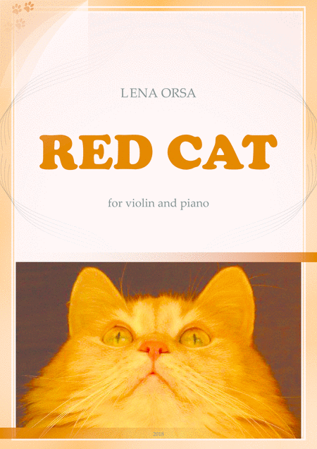 Free Sheet Music Red Cat For Violin And Piano