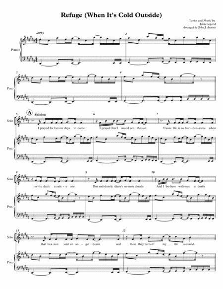 Refuge When It Cold Outside Sheet Music