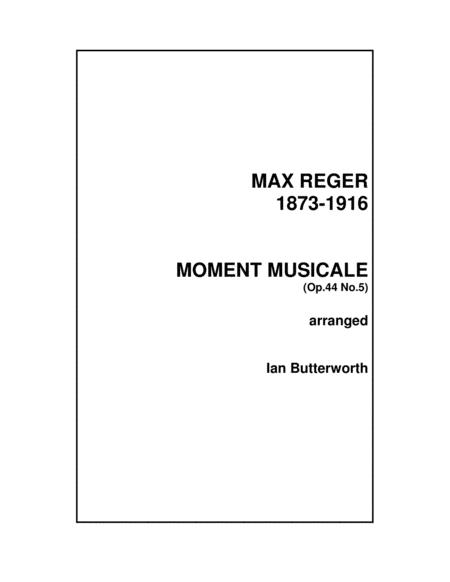 Free Sheet Music Reger Moment Musicale From 10 Short Pieces Op 44 For String Orchestra