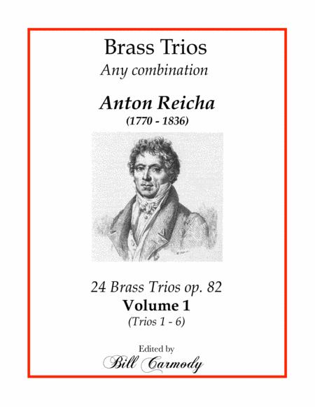 Reicha 24 Trios Vol 1 1 6 Op 82 Sheet Music