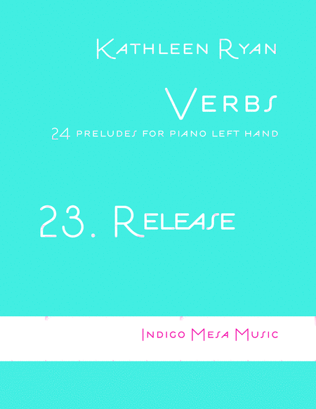 Release Verbs 23 Sheet Music