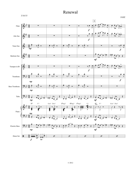 Renewal Sheet Music