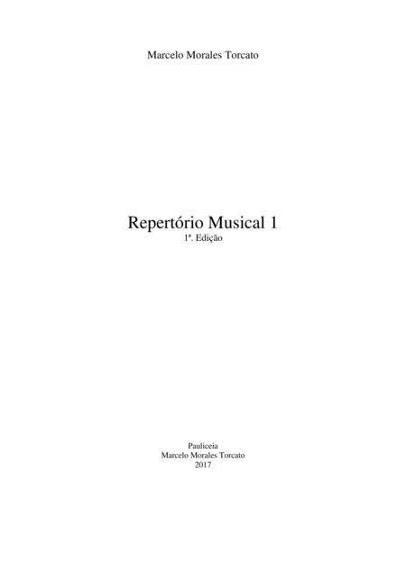 Free Sheet Music Repertrio Musical 1