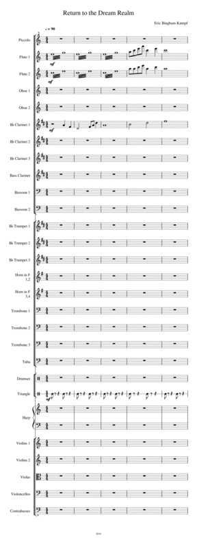 Return To The Dream Realm Sheet Music