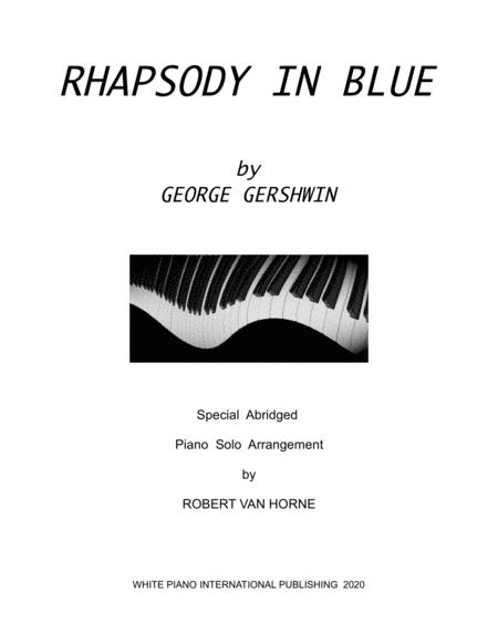 Rhapsody In Blue Advanced Abridged Piano Solo Sheet Music