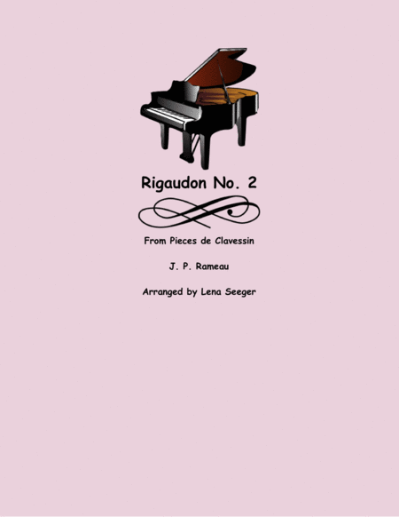 Rigaudon Violin Duet Sheet Music