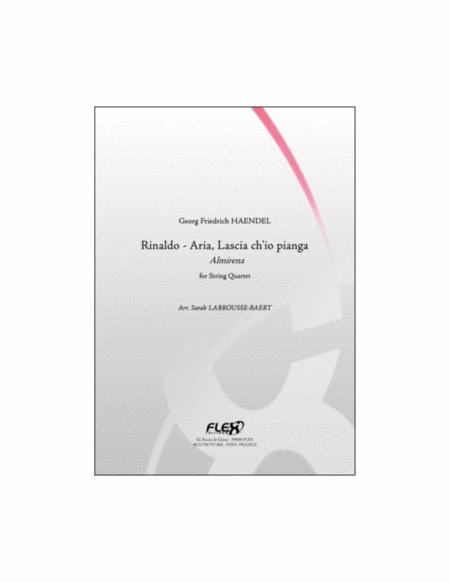 Free Sheet Music Rinaldo Aria Lascia Ch Io Pianga Alminera