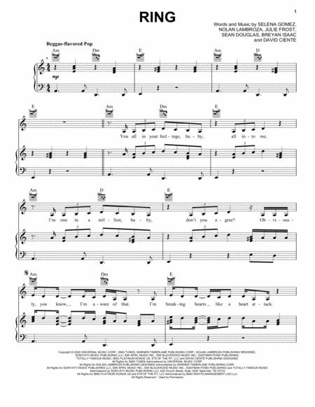 Ring Sheet Music