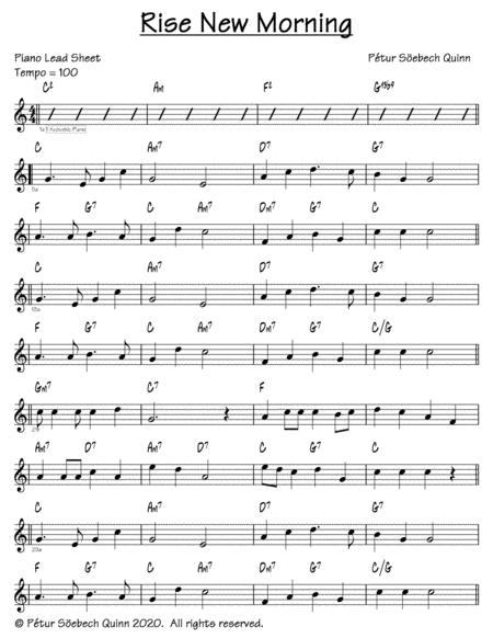 Rise New Morning Sheet Music