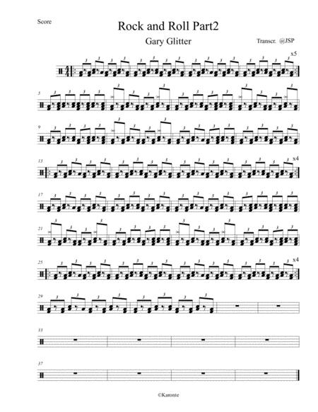 Free Sheet Music Rock Roll Part Ii The Hey Song