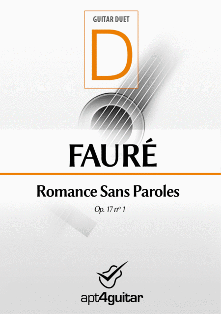 Free Sheet Music Romance Sans Paroles Op 17 N 1