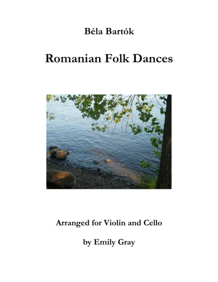 Free Sheet Music Romanian Folk Dances Violin And Cello