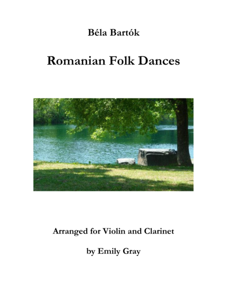 Romanian Folk Dances Violin And Clarinet Sheet Music