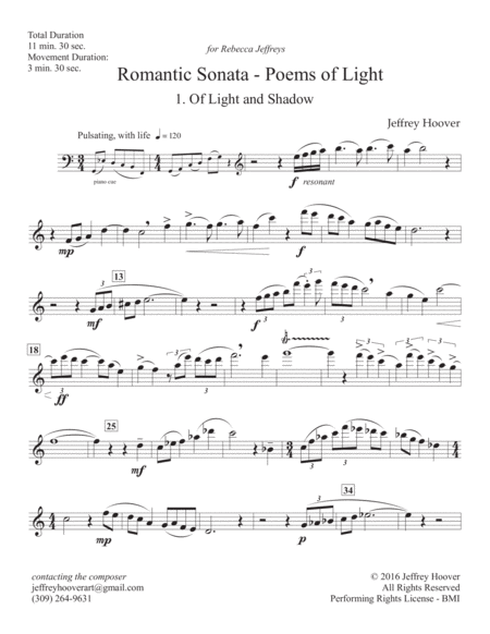 Free Sheet Music Romantic Sonata Poems Of Light