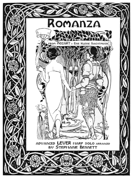 Free Sheet Music Romanza From Eine Kleine Nachtmusik Lever Harp Version