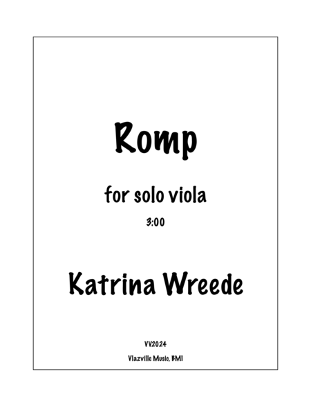 Romp Sheet Music