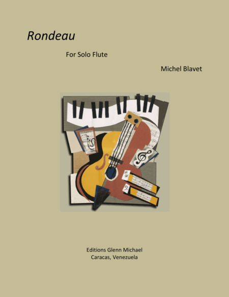 Free Sheet Music Rondeau For Solo Flute