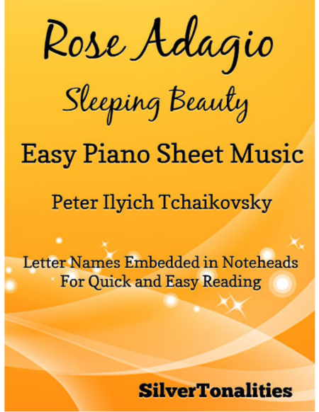 Free Sheet Music Rose Adagio Sleeping Beauty Easy Piano Sheet Music