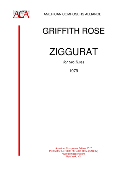 Rose Ziggurat Sheet Music