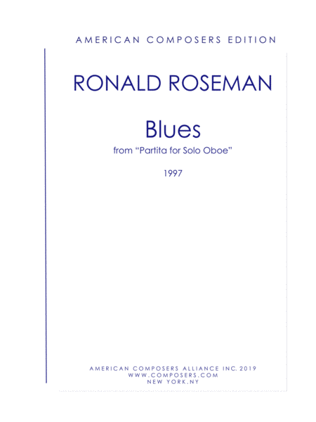 Roseman Blues Sheet Music