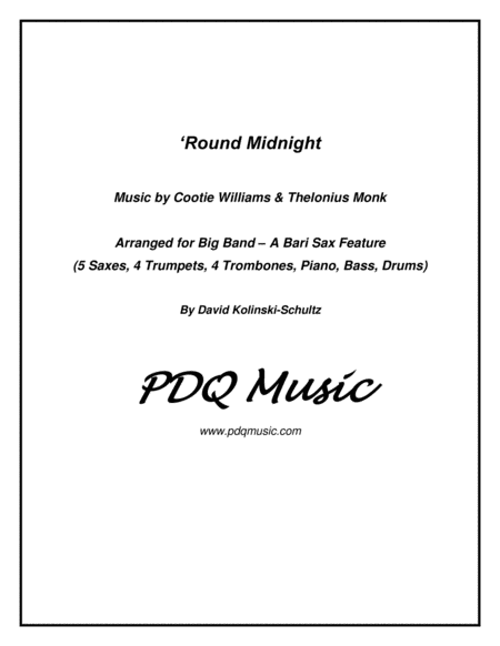 Round Midnight Big Band Sheet Music