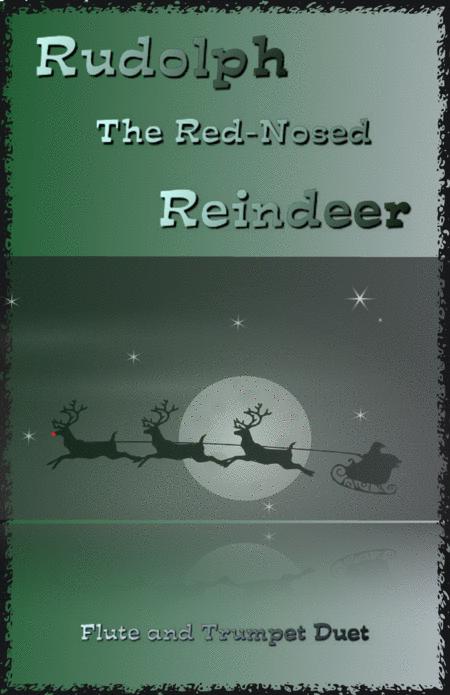 Free Sheet Music Rudolph The Red Nosed Reindeer For Flute And Trumpet Duet