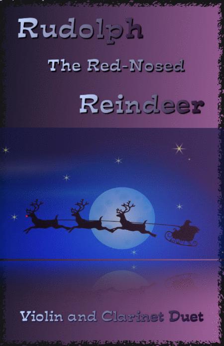 Rudolph The Red Nosed Reindeer For Violin And Clarinet Duet Sheet Music