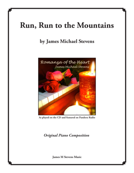 Free Sheet Music Run Run To The Mountains