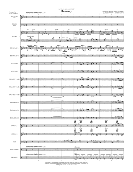 Runaway Combo Parts For Satb Choral Sheet Music