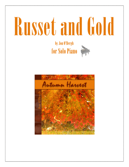 Russet And Gold Easy Solo Piano Sheet Music