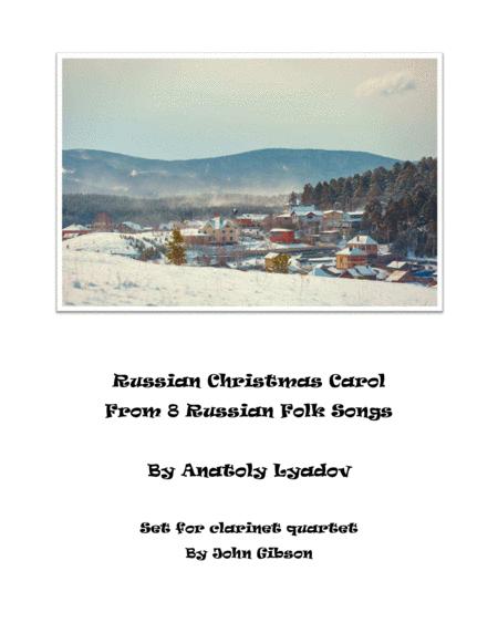 Russian Christmas Carol Set For Clarinet Quartet Sheet Music