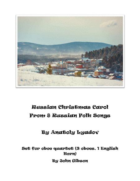 Russian Christmas Carol Set For Oboe English Horn Quartet Sheet Music