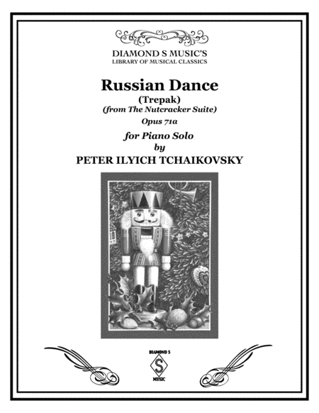 Russian Dance Trepak From The Nutcracker Suite By Tchaikovsky For Piano Solo Sheet Music