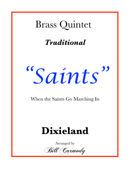 Free Sheet Music Saints