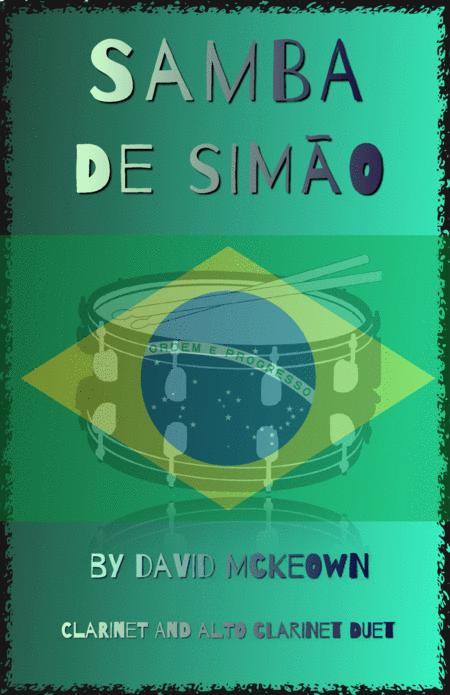 Samba De Simo For Clarinet And Alto Clarinet Duet Sheet Music