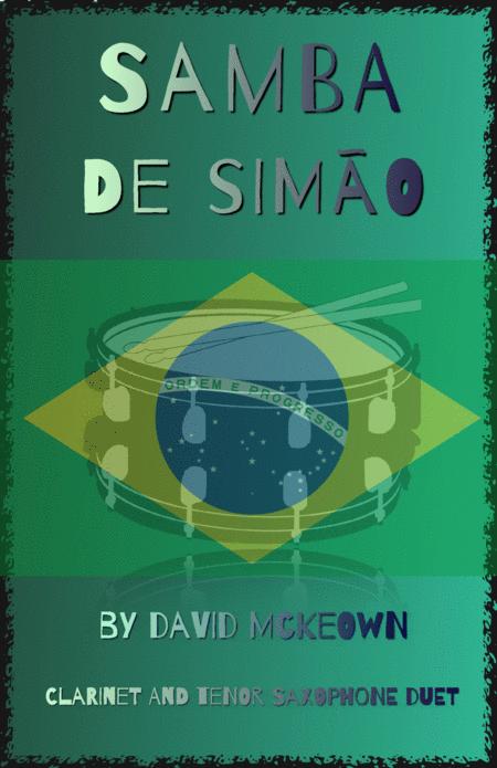 Free Sheet Music Samba De Simo For Clarinet And Tenor Saxophone Duet