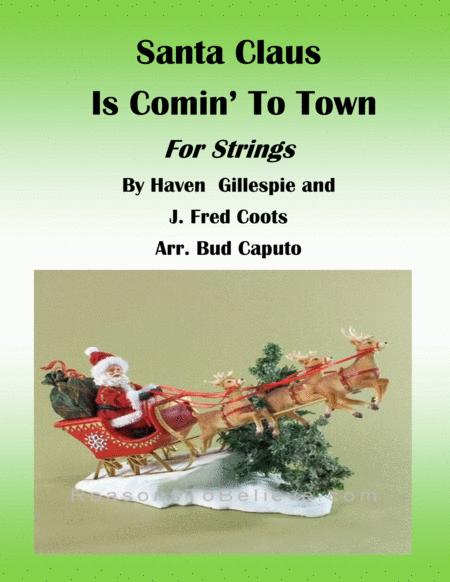 Santa Claus Is Comin To Town For Strings Sheet Music