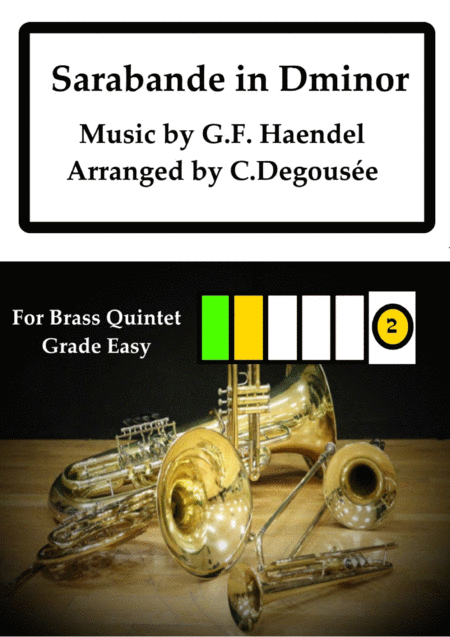 Free Sheet Music Sarabande In Dminor