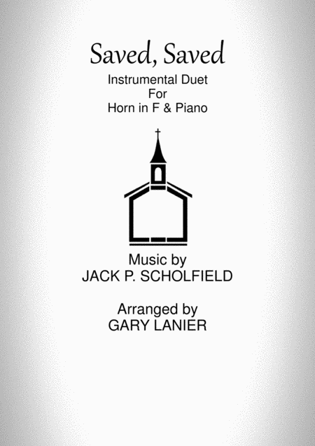 Saved Saved Duet For Horn In F Piano Sheet Music