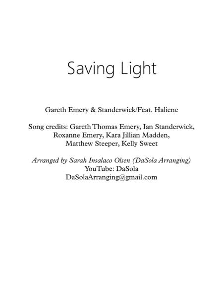 Saving Light By Emery Standerwick String Quartet Arranged By Dasola Sheet Music