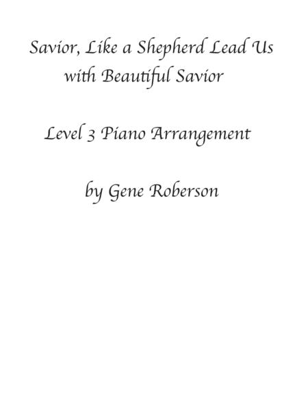 Savior Like A Shepherd Lead Us With Beautiful Savior Int Piano Solo Sheet Music