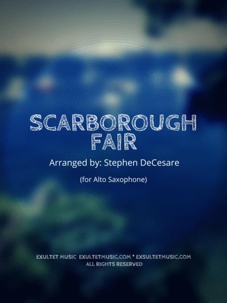 Free Sheet Music Scarborough Fair For Alto Saxophone And Piano