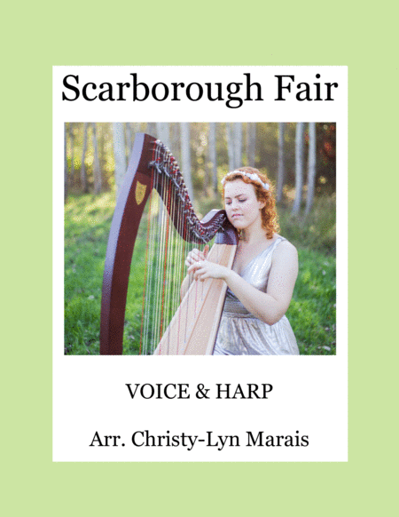 Scarborough Fair Harp Voice D Minor Sheet Music