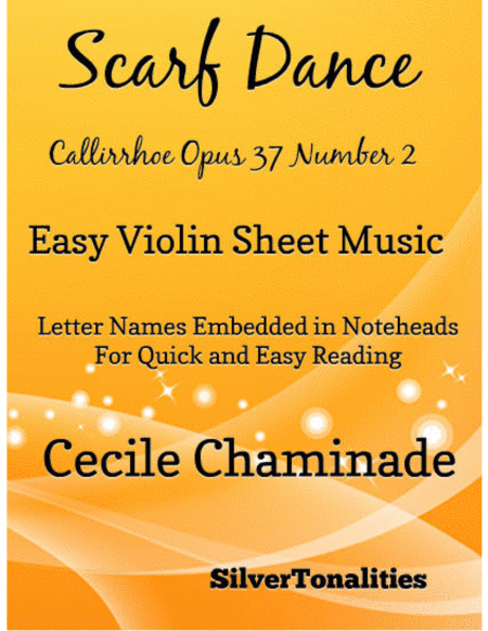 Scarf Dance Callirrhoe Opus 37 Number 2 Easy Violin Sheet Music Sheet Music