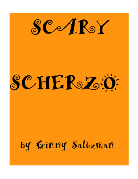 Scary Scherzo A Fun Piece For Halloween Sheet Music