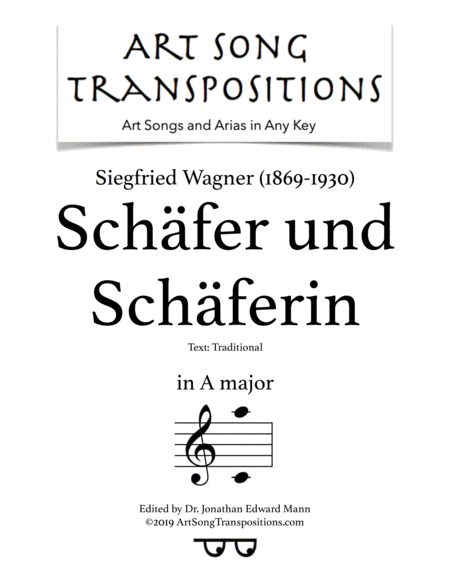 Schfer Und Schferin A Major Sheet Music