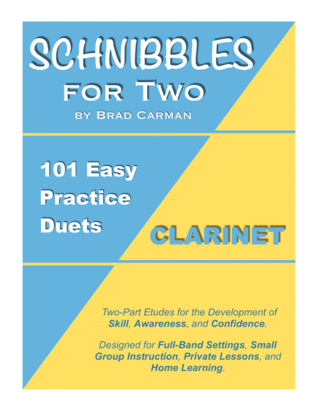 Free Sheet Music Schnibbles For Two 101 Easy Practice Duets For Band Clarinet