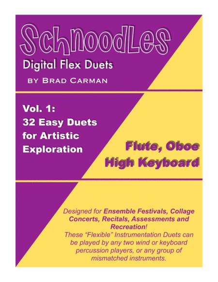 Schnoodles 32 Easy Flex Duets For Band C Flute Oboe Var Keyboards Sheet Music