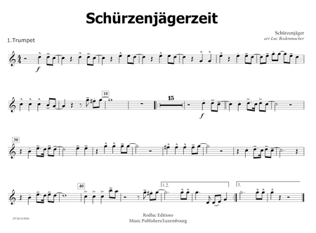 Free Sheet Music Schrzenjgerzeit