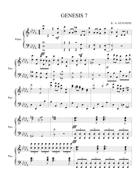 Free Sheet Music Score For Piano Solo